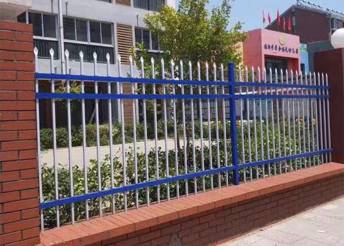 吉安学校幼儿园锌钢围栏护栏工程案例